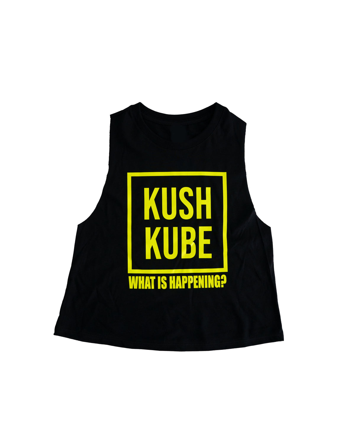Kush Kube Womens Neon Yellow Tank