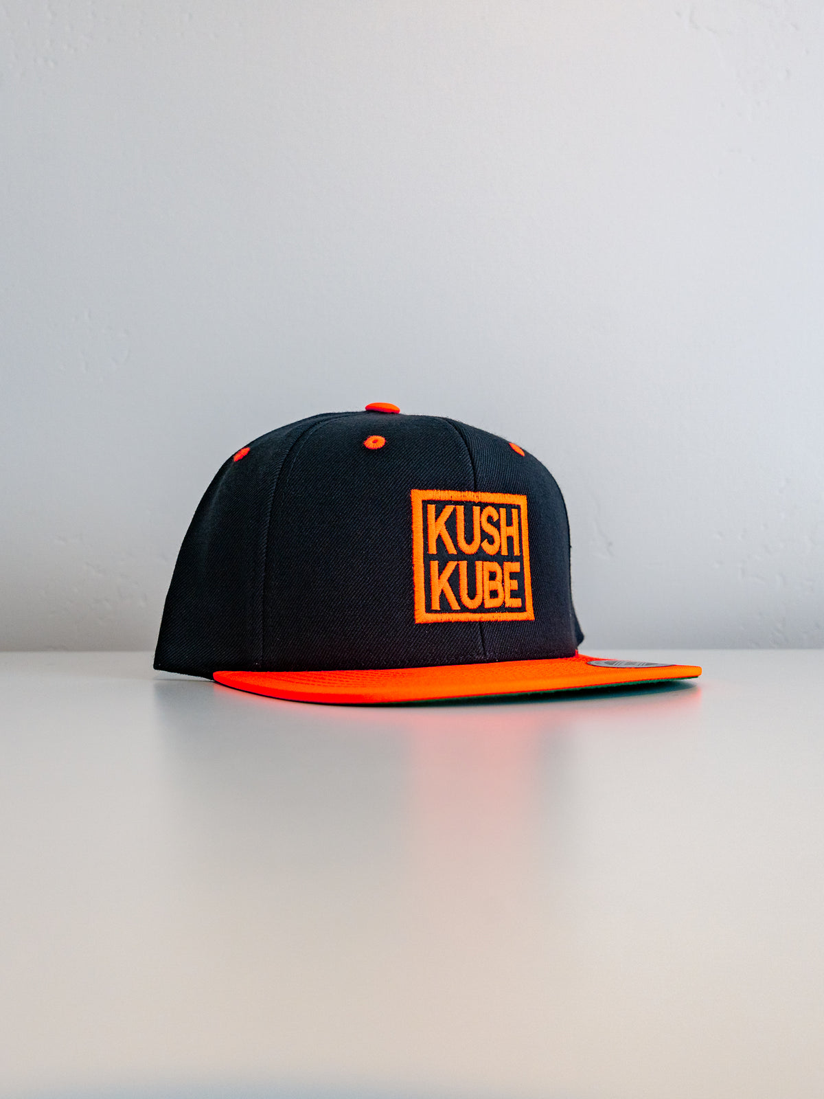 Kush Kube Hat (Neon Orange)